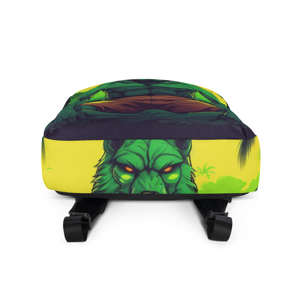 Mochila Premium Lobo Neon Beach