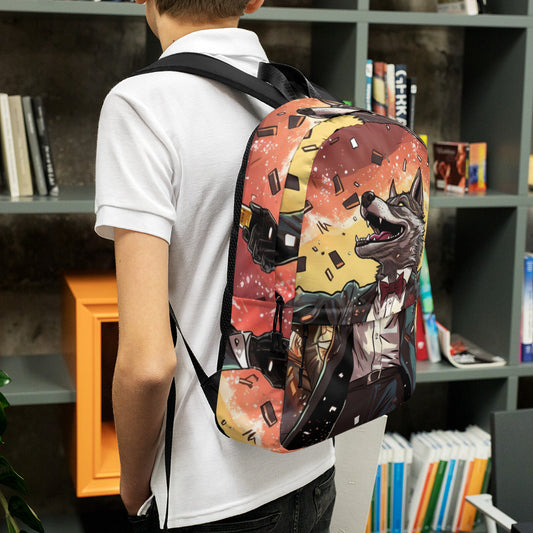 Mochila Premium Lobo Champagne