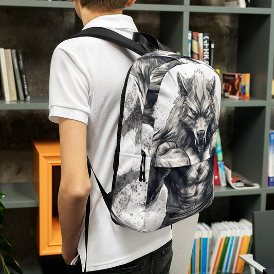 Mochila Premium Lobo Box Sketch