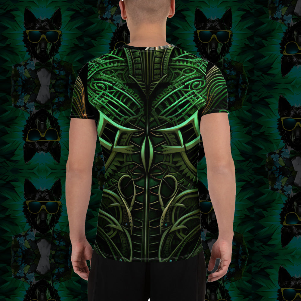 Playera Deportiva Griego Neon