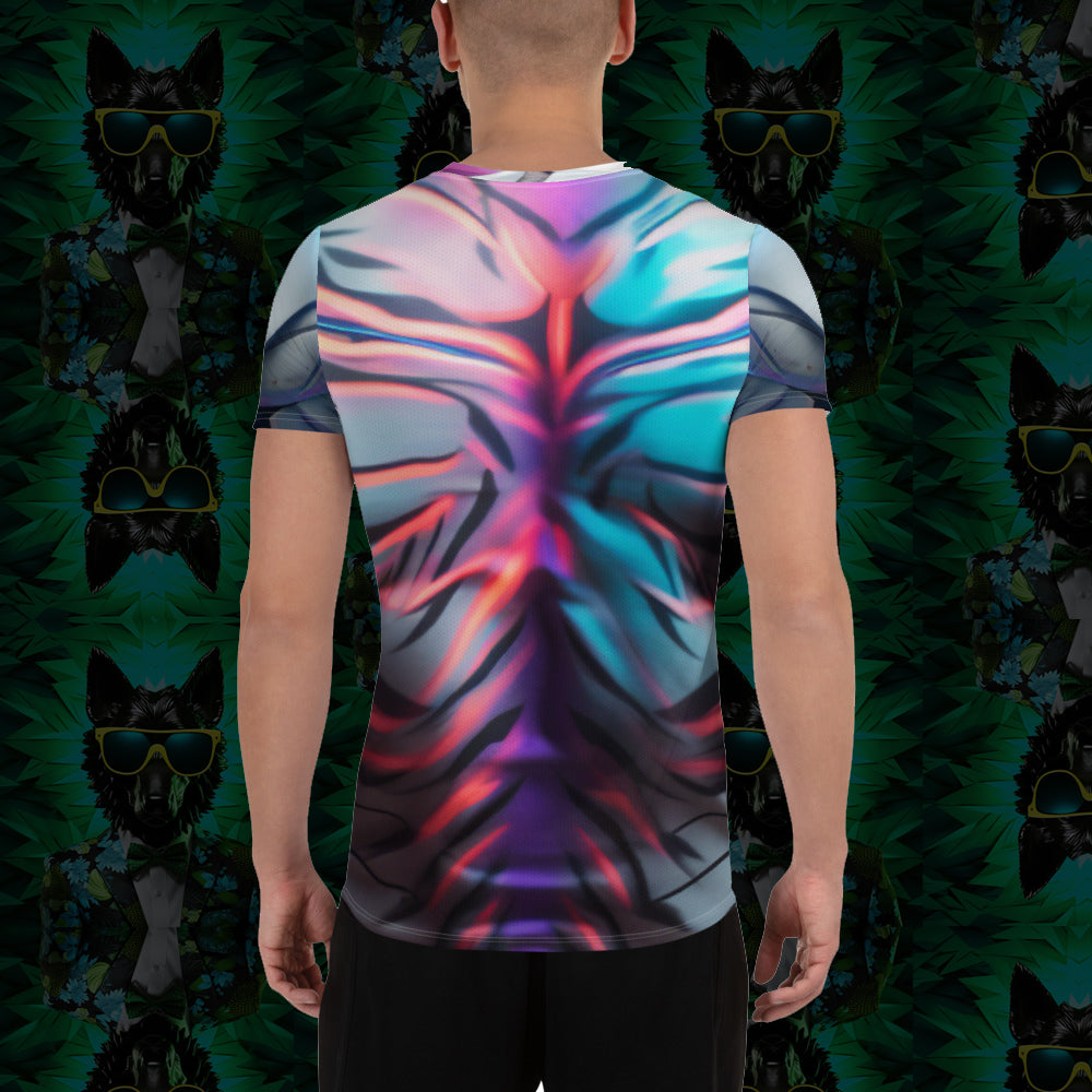 Playera Deportiva Tigre Blanco Neon