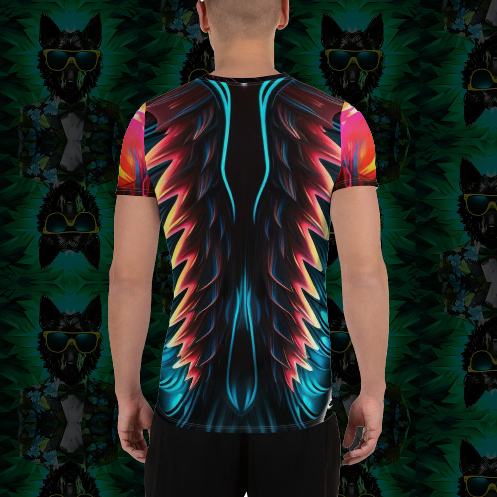 Playera Deportiva Lobo Neon