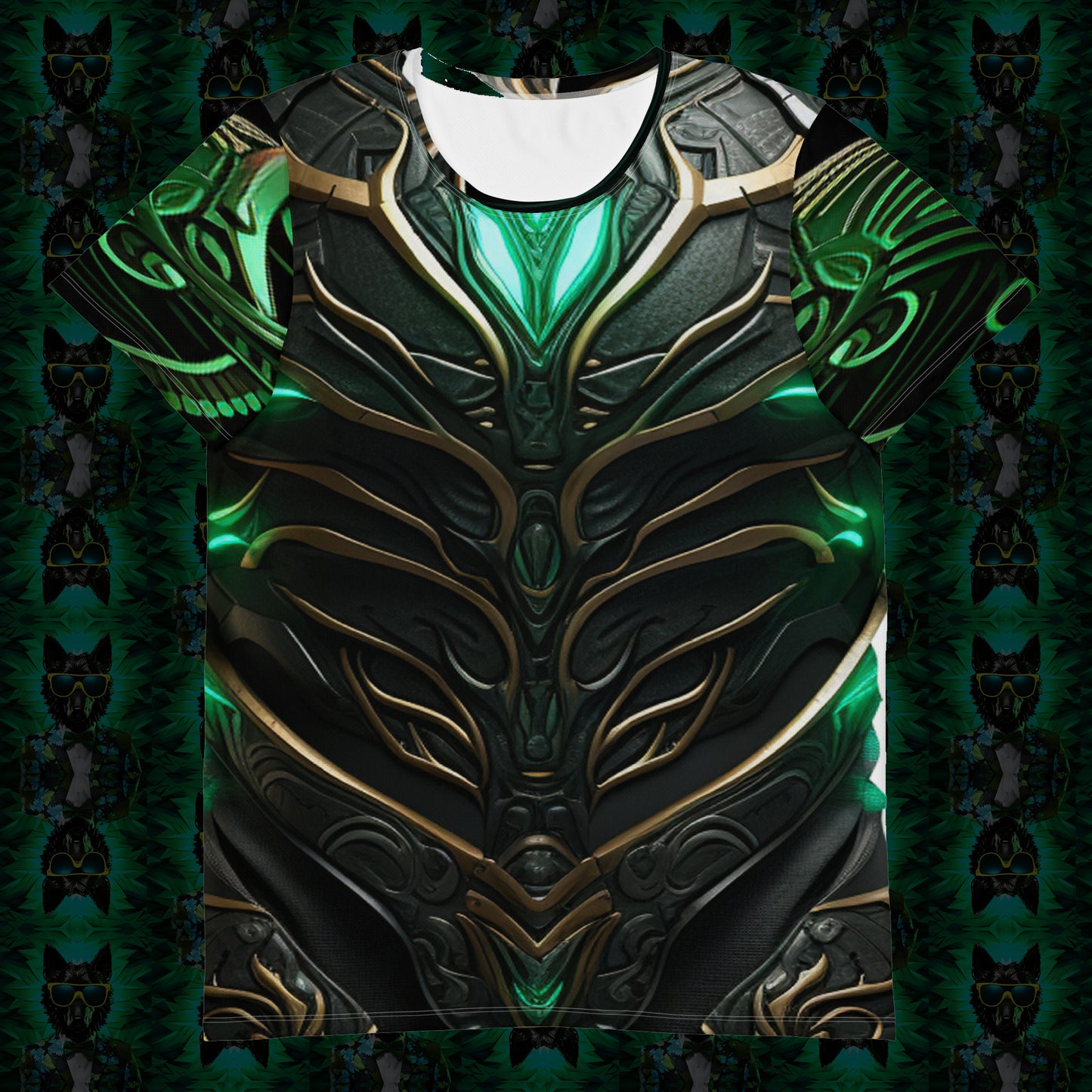 Playera Deportiva Griego Neon
