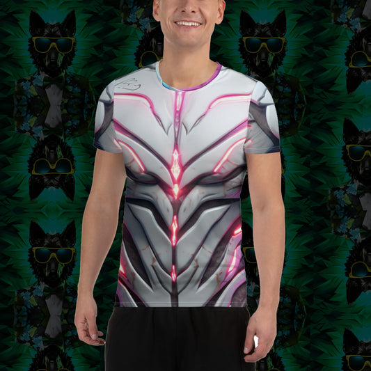 Playera Deportiva Tigre Blanco Neon