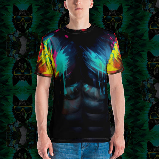 Playera Lobo Neon