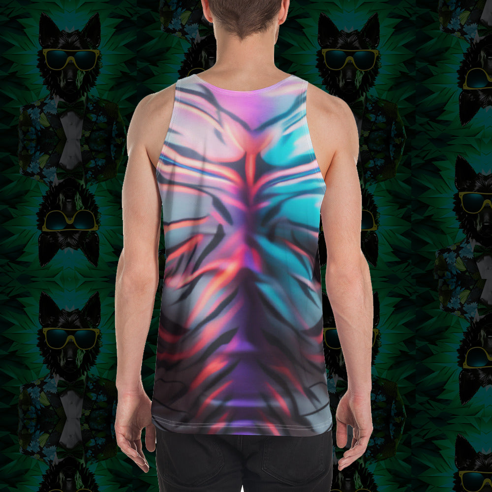 Tank Top Tigre Blanco Neon