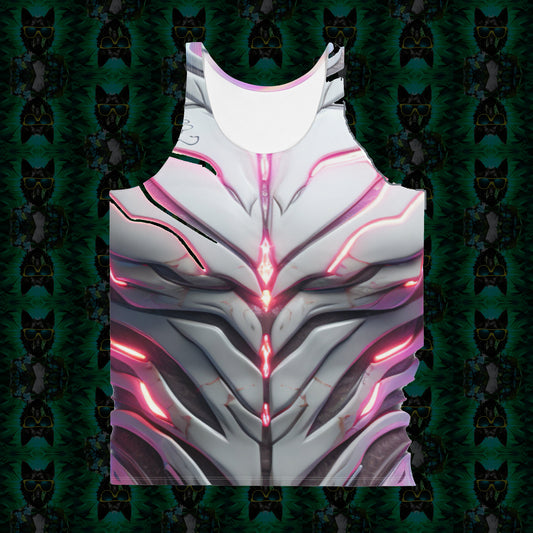 Tank Top Tigre Blanco Neon