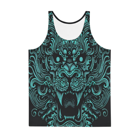 Mythical Beast Blue Tank Top