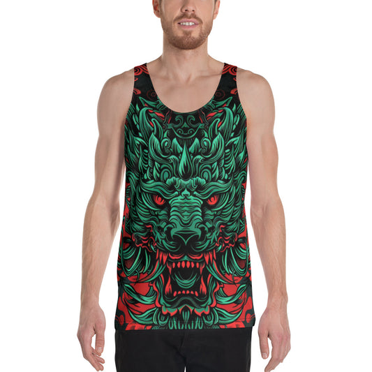 Mythical Beast Green Tank Top