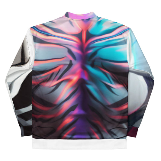 Bomber Tigre Blanco Neon