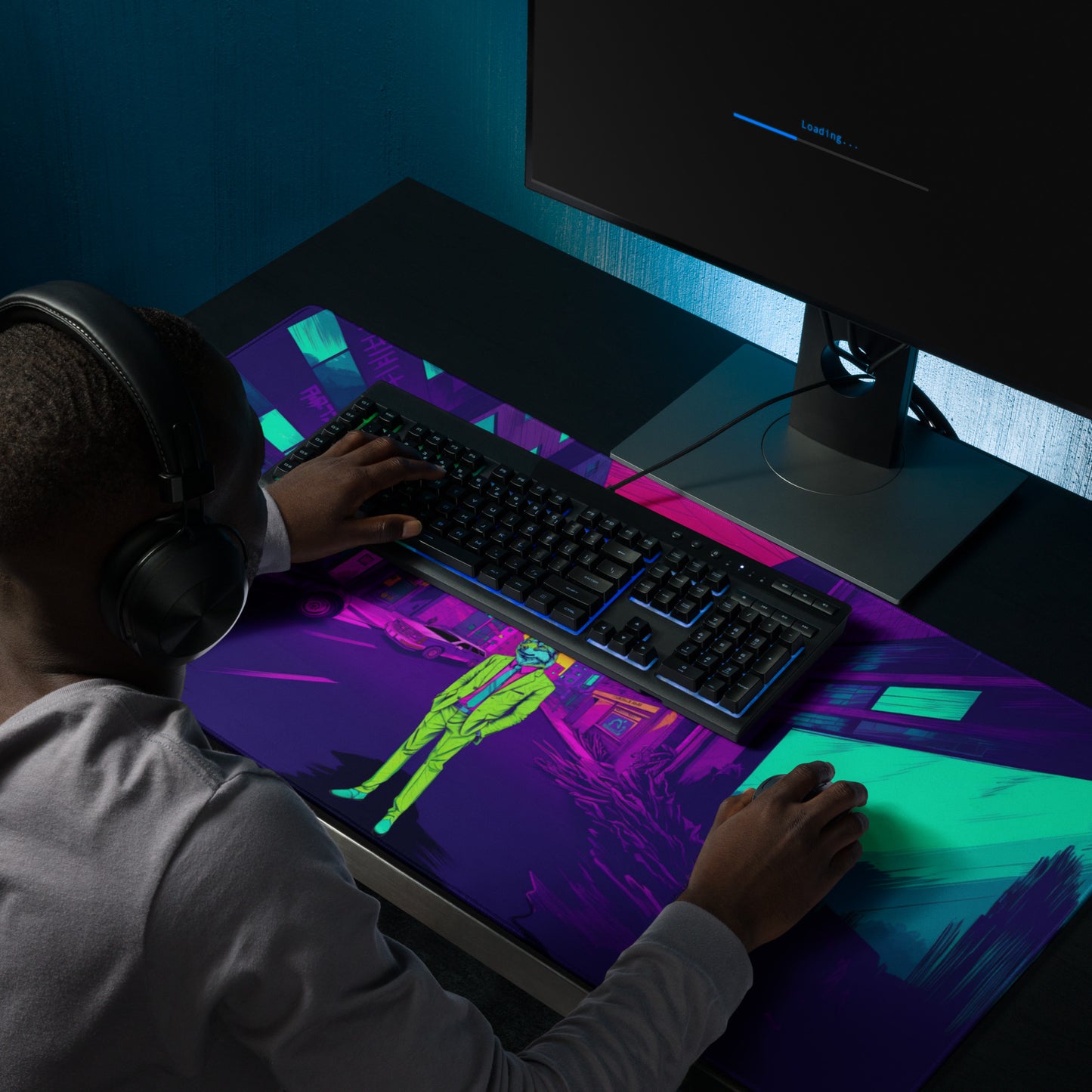Mouse Pad Gamer Lobo Portada