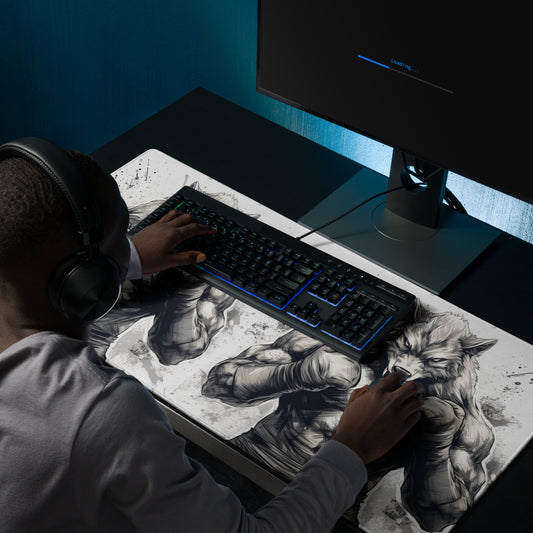 Mouse Pad Gamer Lobo Box Sketch