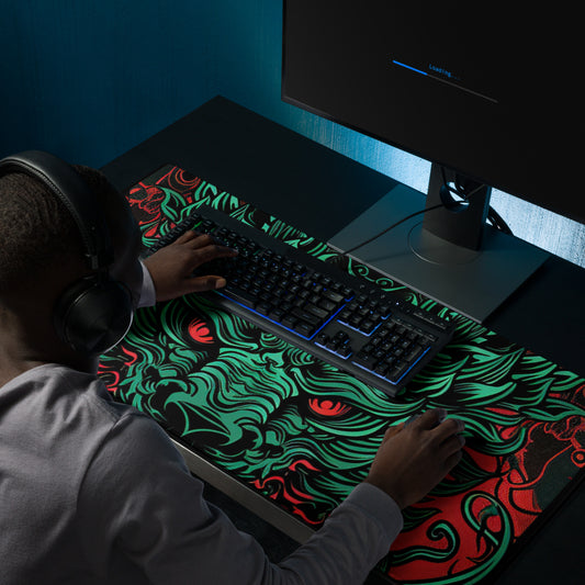 Mouse Pad Gamer Mythical Beast Verde