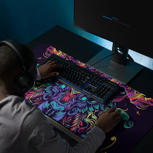 Mouse Pad Gamer Mythical Neon