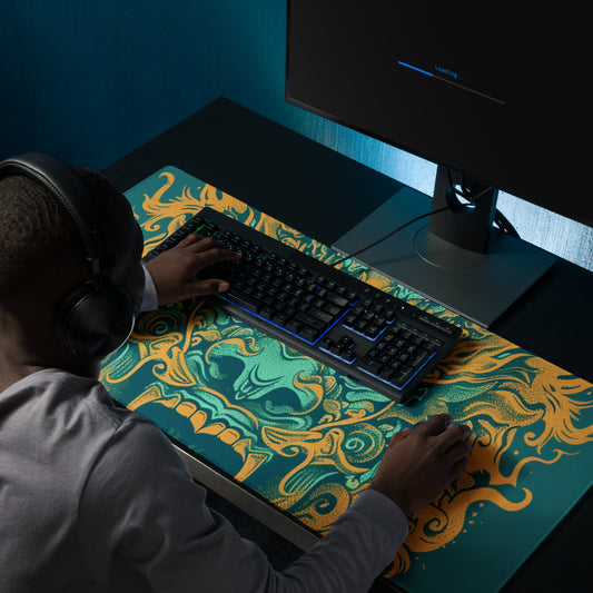 Mouse Pad Gamer Mythical Naranja