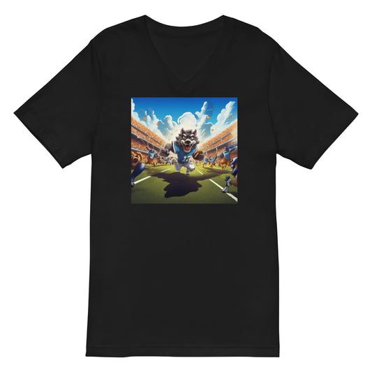 Playera V Lobo Football