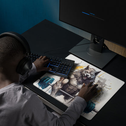 Mouse Pad Gamer Lobo Gym