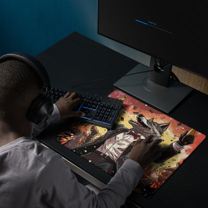 Mouse Pad Gamer Lobo Champagne