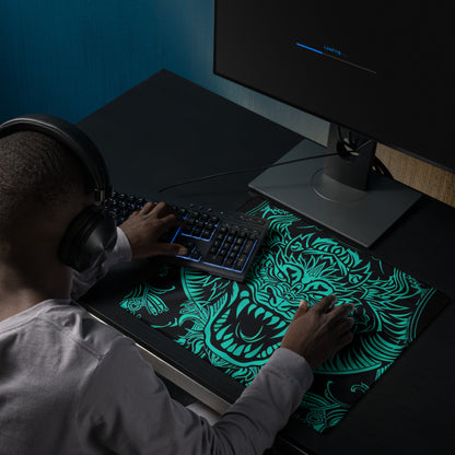 Mouse Pad Gamer Mythical Beast Azul 2