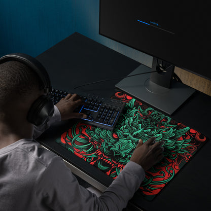 Mouse Pad Gamer Mythical Beast Verde