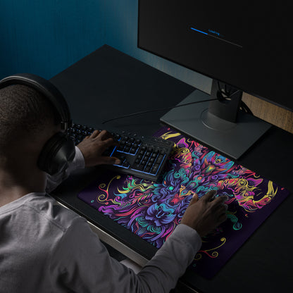 Mouse Pad Gamer Mythical Neon
