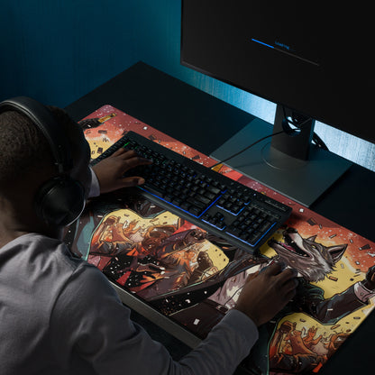 Mouse Pad Gamer Lobo Champagne